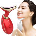 EMS Thermal Neck Lifting And Tighten Massager Electric Microcurrent Wrinkle Remover - الصورة 9